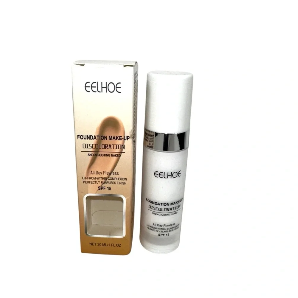 EELHOE Women's Foundation Make-Up SPF 15 Discoloration and Adjusting Naked New